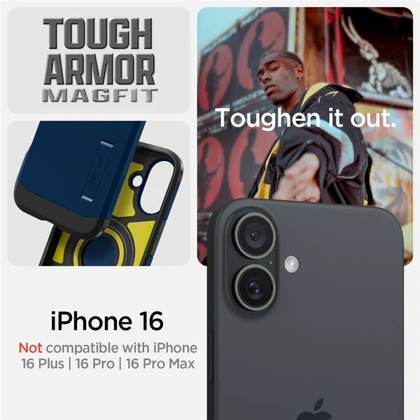 Spigen Tough Armor MagSafe kryt iPhone 16 navy blue - Puzdra - Obrázok 22e9ec9bafbb4a9596ee266d1ef87039