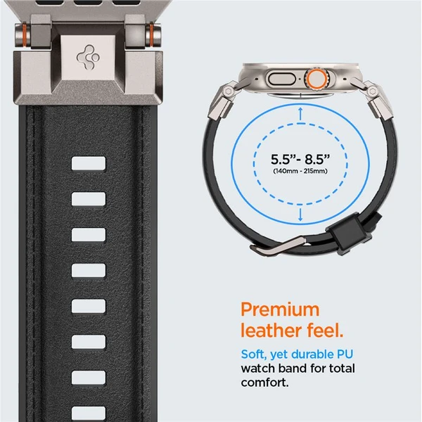 Spigen DuraPro Armor PU remienok Apple Watch Ultra 49/45/44/42mm čierny - Remienky - Obrázok 22f40b5003be40838405268d1fc9ecbc