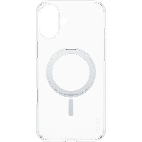 PanzerGlass® CARE kryt Apple iPhone 16 Plus MagSafe KickStand číry/sivý - Puzdra - Obrázok 2308000P01