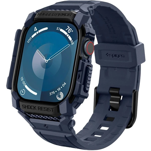 Spigen Rugged Armor Pro remienok s puzdrom Apple Watch 10/11 (42mm) modrý - Remienky - Obrázok 2319ef74919b441e8425b200bc026550