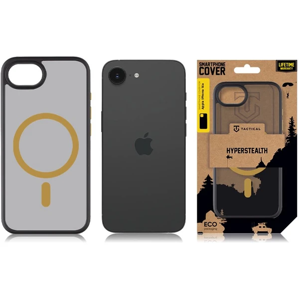 Tactical MagForce Hyperstealth 2.0 kryt iPhone 17e/16e čierny/žltý - Puzdra - Obrázok 2321ebbe20b84c84a94155e014c6fda8