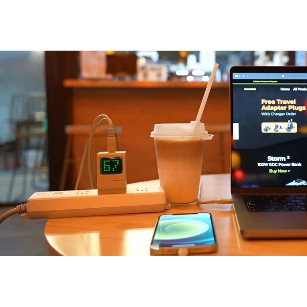SHARGE Retro 67W USB-C GaN nabíjačka (cestovný set) - Nabíjačky - Obrázok 232e1493004c45d8bced95416ac4167d