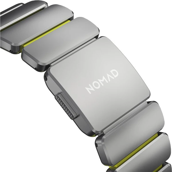 Nomad Stratos Band FKM remienok Apple Watch 45/46/49mm Natural Titanium/Volt - Remienky - Obrázok 2333c7aa603743879029347e36be1544