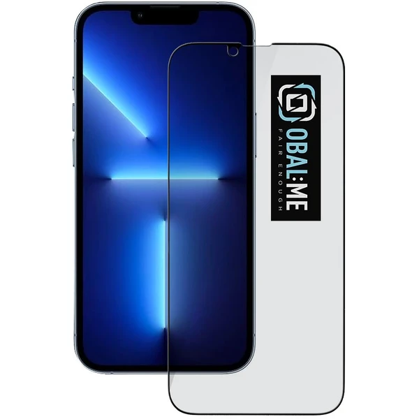 OBAL:ME Privacy 5D tvrdené sklo Apple iPhone 13 Pro Max/14 Plus čierne - Ochranné fólie a sklo - Hlavný obrázok