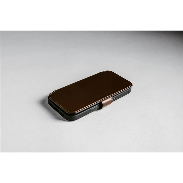 Nomad Modern Leather Folio (Horween) MagSafe kožené púzdro iPhone 17 Pro Rustic Brown - Puzdra - Obrázok 2349b58f28214f3a90966f4264136088