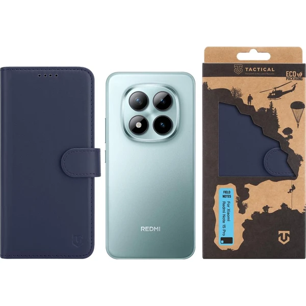 Taktické poznámky v teréne puzdro Xiaomi Redmi Note 15 Pro 4G/5G modré - Puzdra - Obrázok 235649f4554b4807b440dbba22f8f2aa