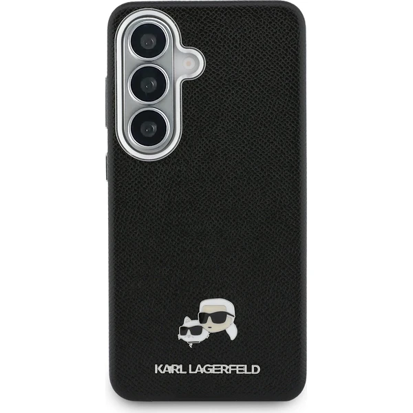 Karl Lagerfeld kožený kryt K&CH Heads Magnetic pre Samsung Galaxy S26 čierny - Puzdra - Obrázok 239777271c0d4436963c0655d56500f1