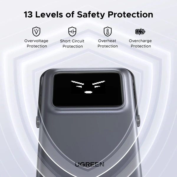 UGREEN Uno MagSafe/Qi2 Powerbanka so stojanom, 10000 mAh, 20W, tmavo šedá - Powerbanky - Obrázok 2397c3766b3e4eff8268da5c0d44eb3f