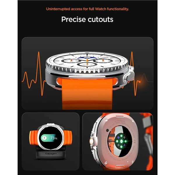 Spigen Silicone Band remienok Samsung Galaxy Watch8/Classic 46mm/44mm/40mm oranžový - Remienky - Obrázok 239bd74d14c243508be7e2d871a4db9b