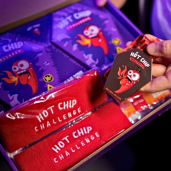 Extra pálivý chips Hot-Chip - Dual Challenge Box - Potraviny - Obrázok 23AN000K01