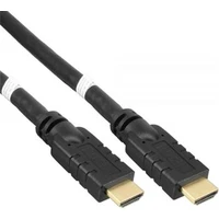 PremiumCord HDMI 2.0/HDMI 2.0 kábel s ethernetom a zosilňovačom 4K 30m čierny - Káble a redukcie