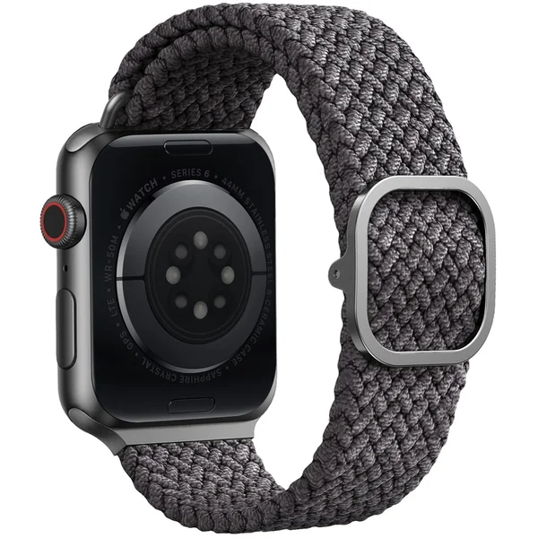 UNIQ Aspen Braided remienok Apple Watch 42/41/40/38mm sivý - Remienky - Obrázok 23LP600301