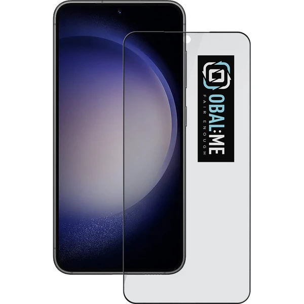 OBAL:ME Privacy 5D tvrdené sklo Samsung Galaxy S23 čierne - Ochranné fólie a sklo - Hlavný obrázok