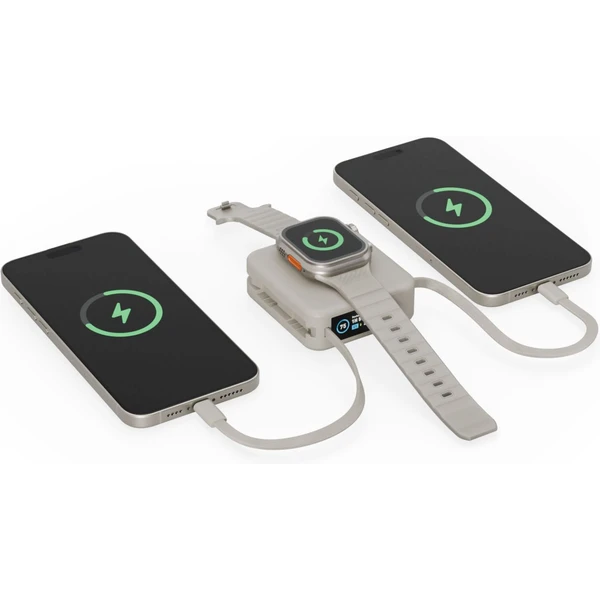 ENERGEA MagPac Mini Plus MagSafe powerbanka s káblom, 10000mAh, béžová - Powerbanky - Obrázok 23c42ae0cdbb45b986e24a76d5b5a45b