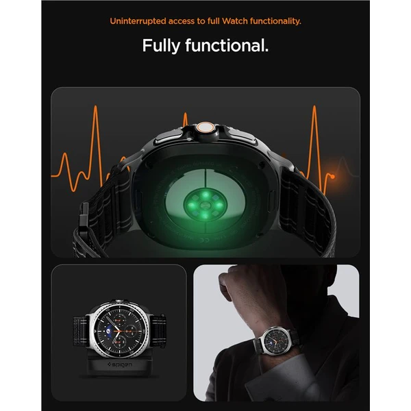 Spigen Fabric Band remienok (suchý zips) Samsung Galaxy Watch8 46/44/40mm čierny - Remienky - Obrázok 23fc0ece6cd4439f97f9f4a199c47b9e