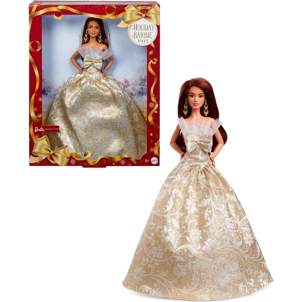 Vianočná bábika Mattel Barbie Signature 2025 Holiday - Rusovláska - Hračky - Hlavný obrázok