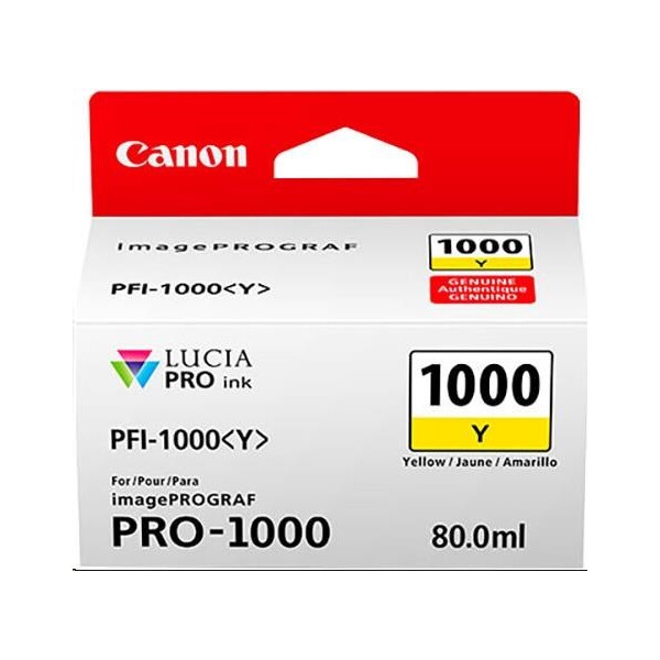 E-shop Canon PFI-1000Y cartridge žltá