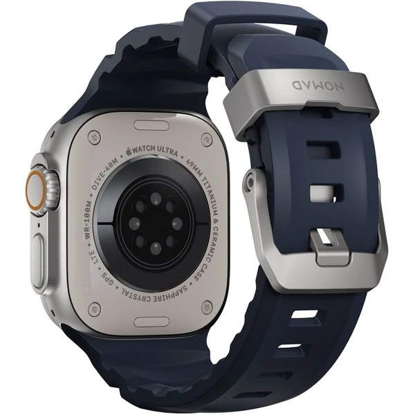 Nomad Rocky Point Band remienok Apple Watch 49/45/44/42mm strieborný/modrý - Remienky - Obrázok 243f63d7f782420bb2d40ea76178ce86