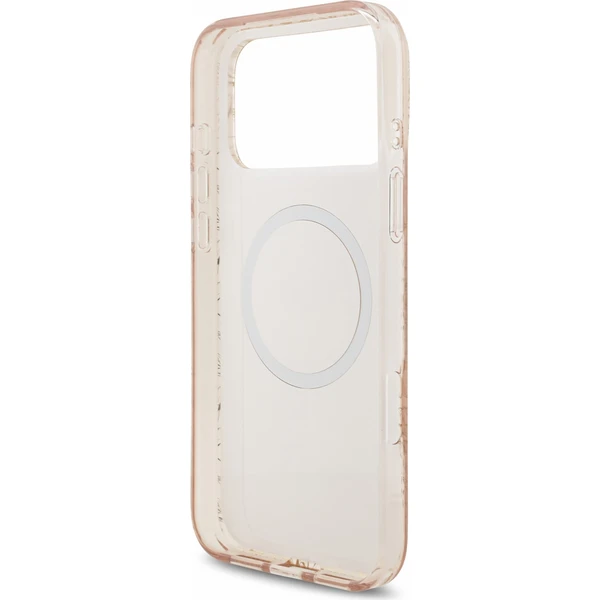 Guess IML Flowers Allover Strap MagSafe Zadný kryt pre iPhone 18 Pro Max Pink - Puzdra - Obrázok 24551ca124d440f989efa38018722826