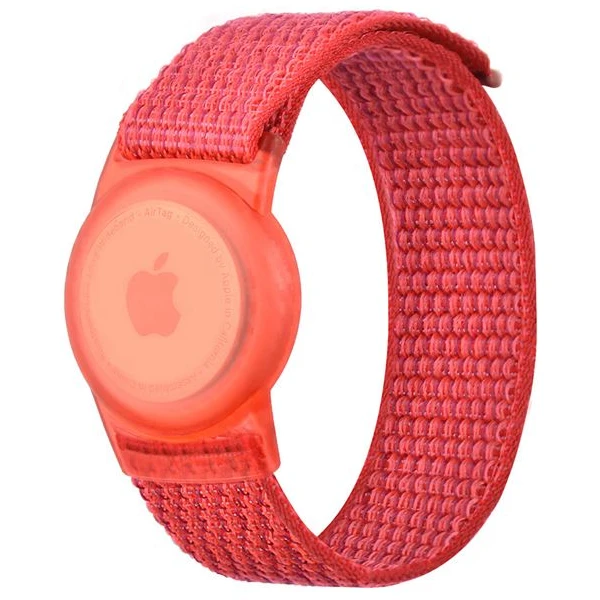 Mobile Origin AirTag Strap nylonový remienok červený - Náramky - Obrázok 246f33dc1a5f42b5a9adf6c9327b9871