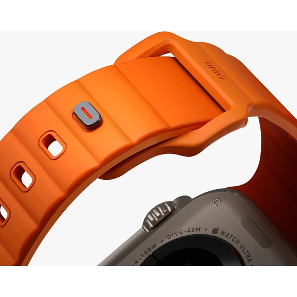 UNIQ Stride FKM Rubber vodeodolný remienok Apple Watch 49/45/44/42mm oranžový - Remienky - Obrázok 2488db3c89e14e1ca6a9947ecd3cdda1