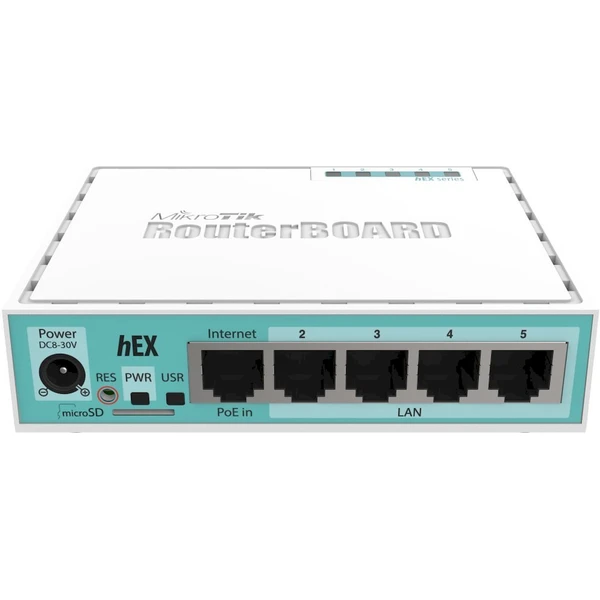 MikroTik BOARD RB750Gr3 hEX router biely - Wi-Fi routery - Obrázok 248B000O01