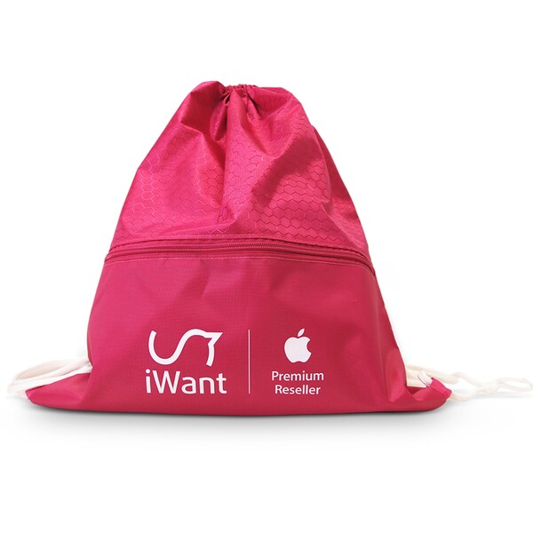 iWant Apple Premium Reseller batoh s vreckom ružový