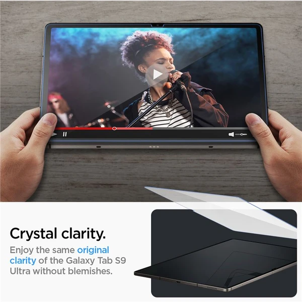 Spigen Glass tR EZ Fit 1 Pack tvrdené sklo Samsung Galaxy Tab S9 Ultra/Tab S10 Ultra - Ochranné fólie a sklo - Obrázok 24JA000601