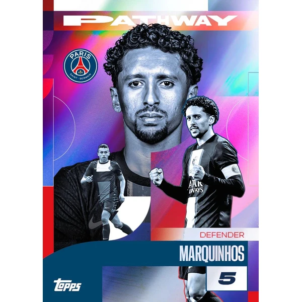 Topps futbalové karty PSG 2024/25 Team Set - Futbalové karty - Obrázok 24MF000J01