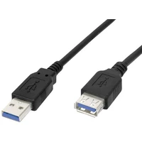 PremiumCord predlžovací kábel USB-A/USB-A 5m čierny - Káble a redukcie