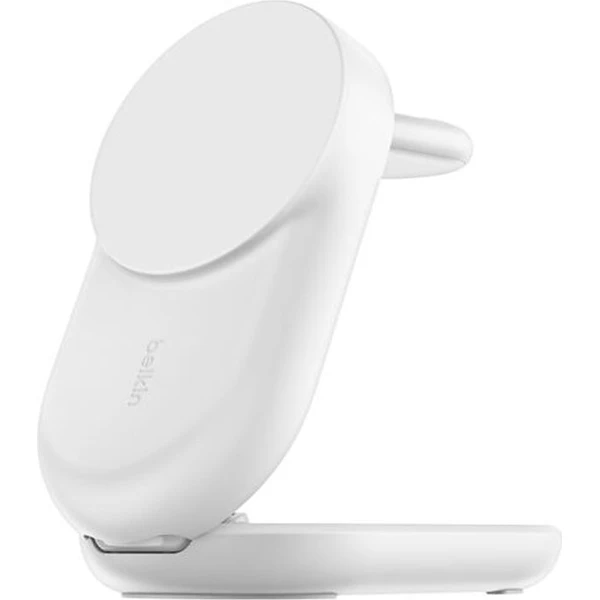 Belkin UltraCharge ™ Qi2 25W 3v1 MagSafe nabíjačka pre iPhone/Apple Watch/AirPods biela - Nabíjačky - Obrázok 24ZM000K01