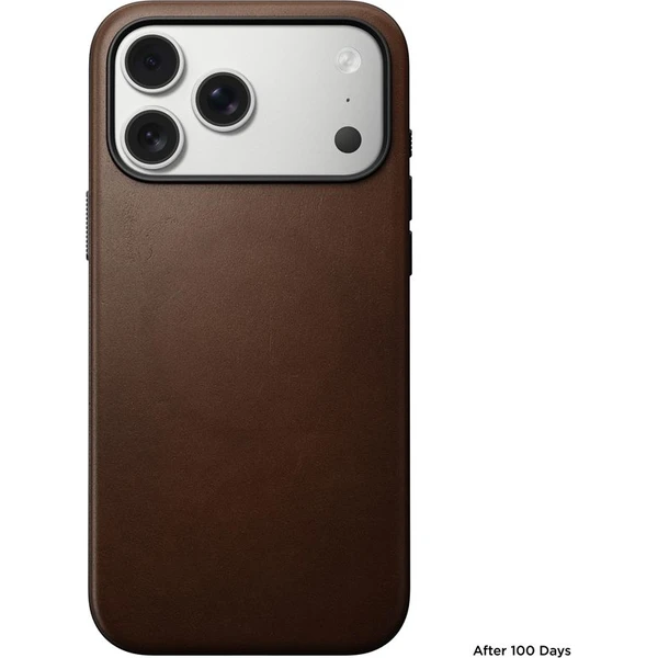 Nomad Modern Leather Case MagSafe kožený kryt iPhone 17 Pro Max Brown - Puzdra - Obrázok 24ace9dfb59a4d249dd7726f6f7e6f00