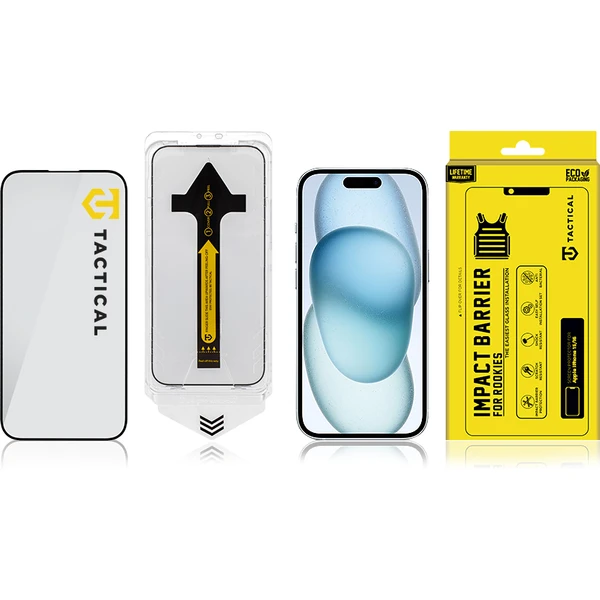 Tactical Impact Barrier pre Rookies sklo s aplikátorom Apple iPhone 15/16 - Ochranné fólie a sklo - Obrázok 24f316ddda07491f8e459ac58414ba8f