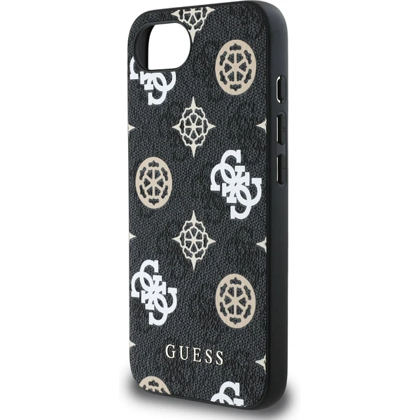 Guess PU 4G Peony MagSafe kryt iPhone 17e/16e čierny - Puzdra - Obrázok 24f5cd9222dc48a1b6829cd2285e6d70