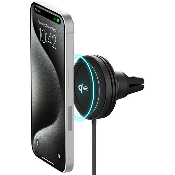 iOttie Velox MagSafe Qi2 Wireless Air Vent Mount držiak do auta čierny