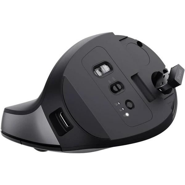 Trust BAYO+ bezdrôtová ergonomická myš čierna - Myši - Obrázok 2517000O01