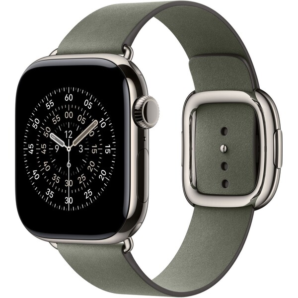Apple Watch 42/41/40/38mm šalviovo šedý remienok s modernou prackou malý