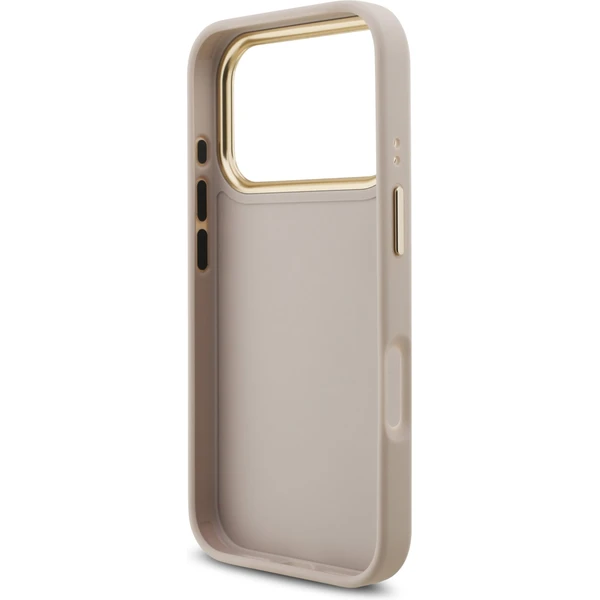 Guess PU Leather 4G Metal Logo Gold Frame kryt iPhone 17 Pro ružový - Puzdra - Obrázok 251d2ec0ef7849d48f6397d625c3aadd