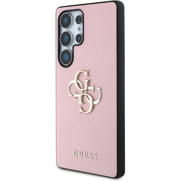 Guess PU Grained 4G Metal Logo kryt Samsung Galaxy S25 Ultra ružový - Puzdra - Obrázok 252ae28bbfc1472fb8ec3b15029b19c0