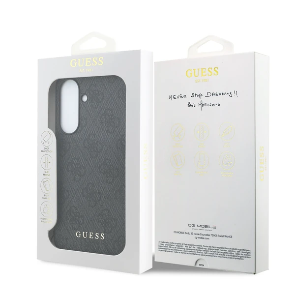 Guess 4G Charm kryt Samsung Galaxy A37 čierny - Puzdra - Obrázok 2541bb53e33e40bd9acc4ca6b64ea0ac