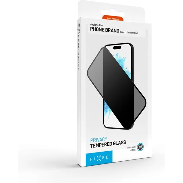FIXED Privacy Full-Cover tvrdené sklo Apple iPhone 16 Pro Max čierne - Ochranné fólie a sklo - Obrázok 25421f36fc6e43c191f854c5f87b9e7c