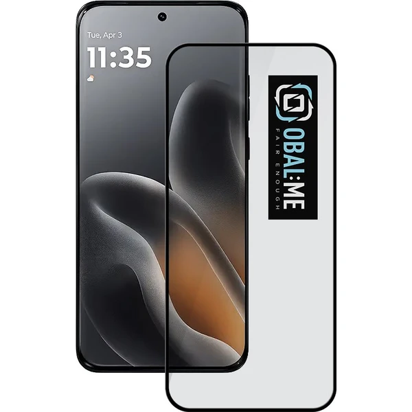 OBAL:ME 5D Tvrzené Sklo pro Motorola Edge 70 Fusion černé - Ochranné fólie a sklo - Hlavný obrázok