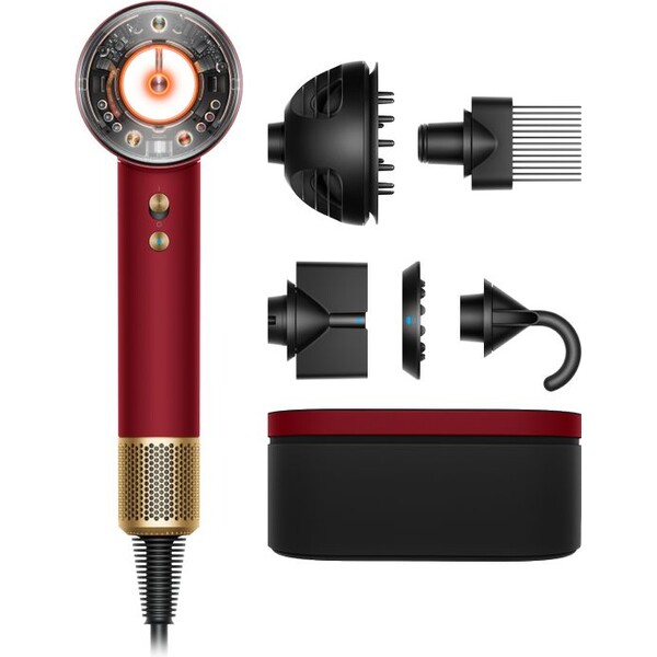 Dyson Supersonic™ Nural HD16 sušič na vlasy Red Velvet