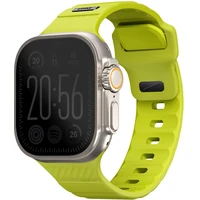 UNIQ Stride FKM Rubber vodeodolný remienok Apple Watch 49/45/44/42mm limetkový - Remienky