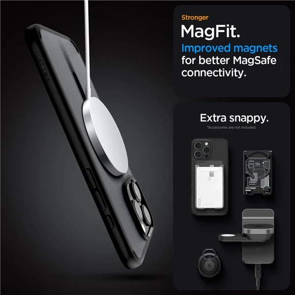 Spigen Ultra Hybrid MagSafe kryt iPhone 16 Pro frost black - Puzdra - Obrázok 256353403ed846e9a6a7b6e28e6293d6