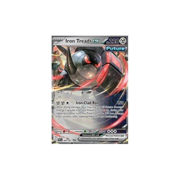 Iron Treads ex (PAF) - Paldean Fates [Holo] - Kusové karty - Hlavný obrázok