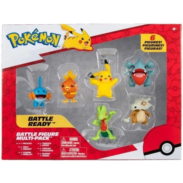 Pokémon sada 6 figúrok W3 - Figúrky - Hlavný obrázok