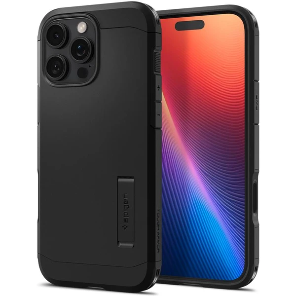 Spigen Tough Armor T MagSafe kryt iPhone 16 Pre Max čierny - Puzdra - Obrázok 257b5182d0b24b9eb5417b85762c3965