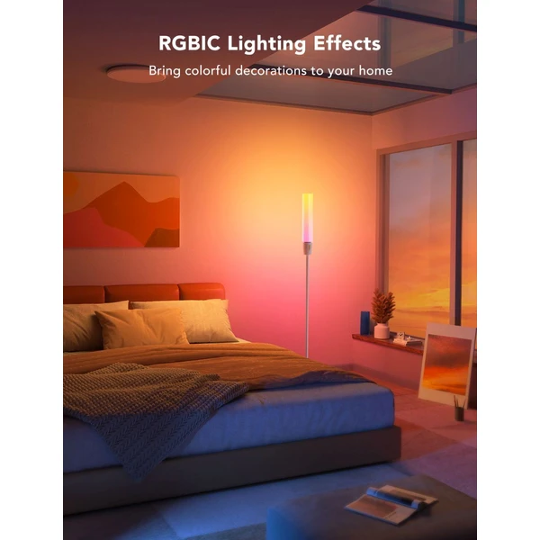 Govee Cylinder Smart RGBICWW LED stojaca lampa biela - Inteligentné osvetlenie - Obrázok 2584f0629f4548afa409f2cdbe959aa3