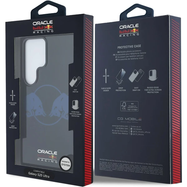 Oracle Red Bull Racing PC/TPU Two Bulls Magsafe kryt Samsung Galaxy S25 Ultra modrý - Puzdra - Obrázok 258ee1eac2aa48c1b9bcbe913852a777